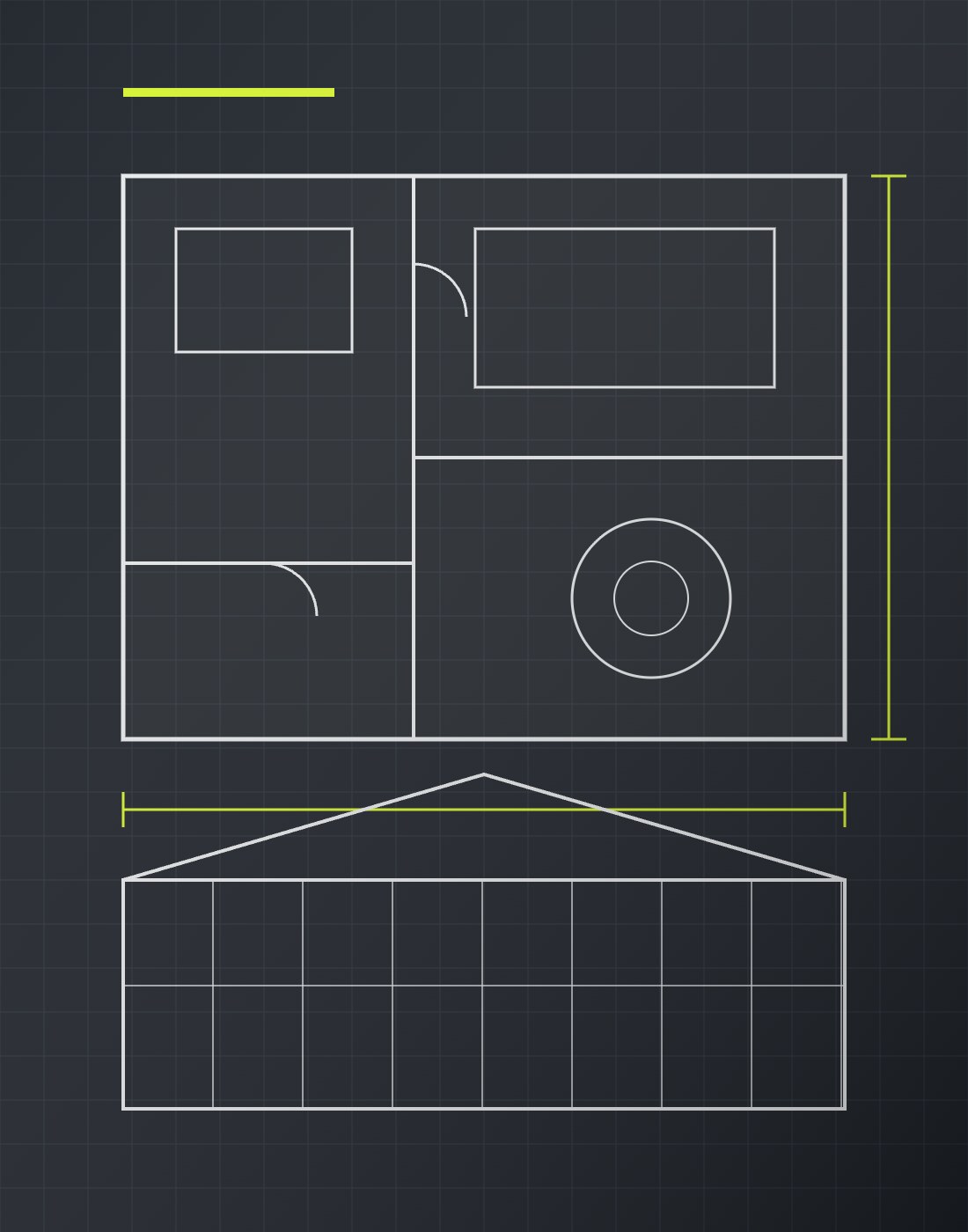 Architectural plan drawing