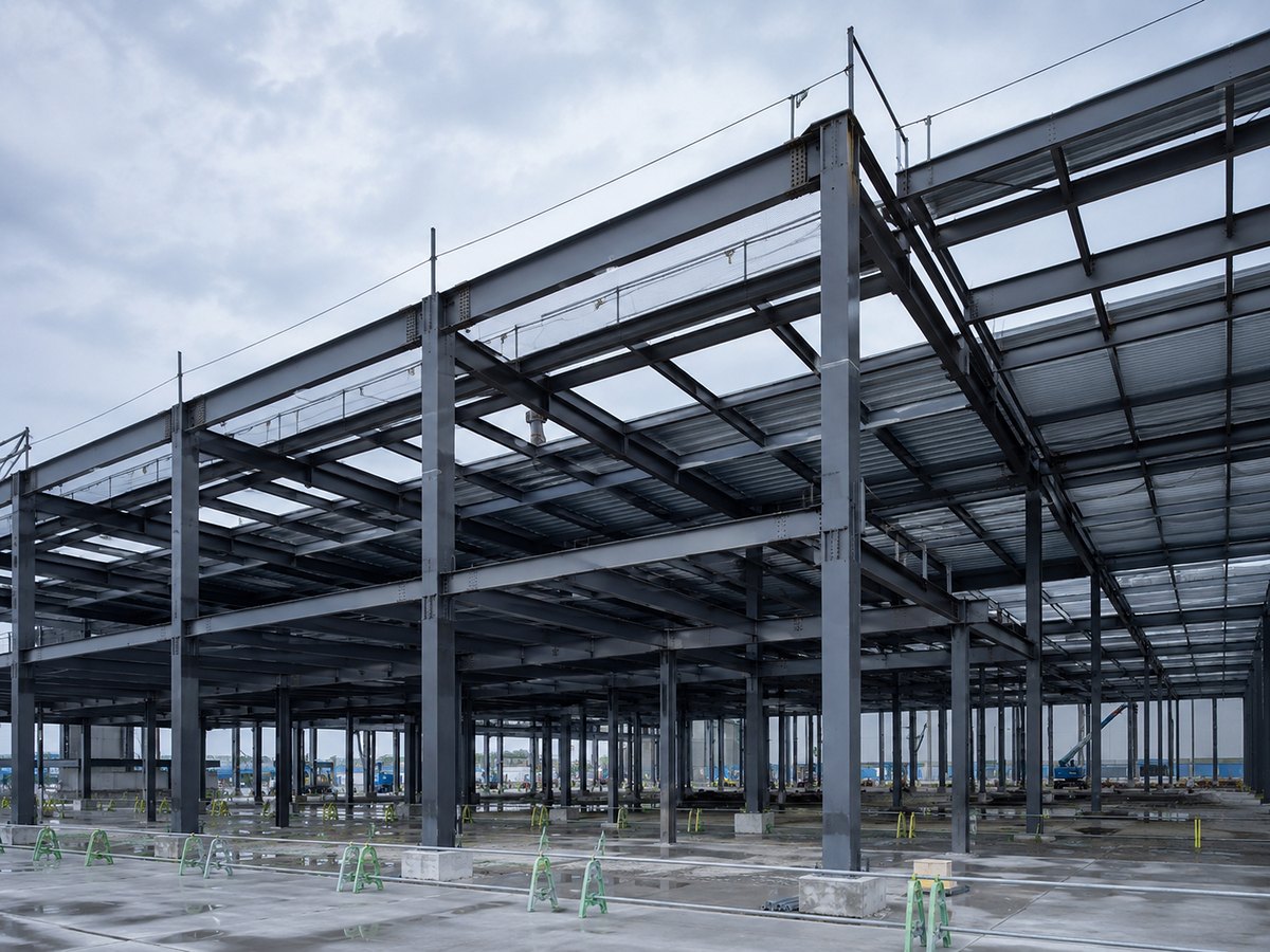 Commercial construction site